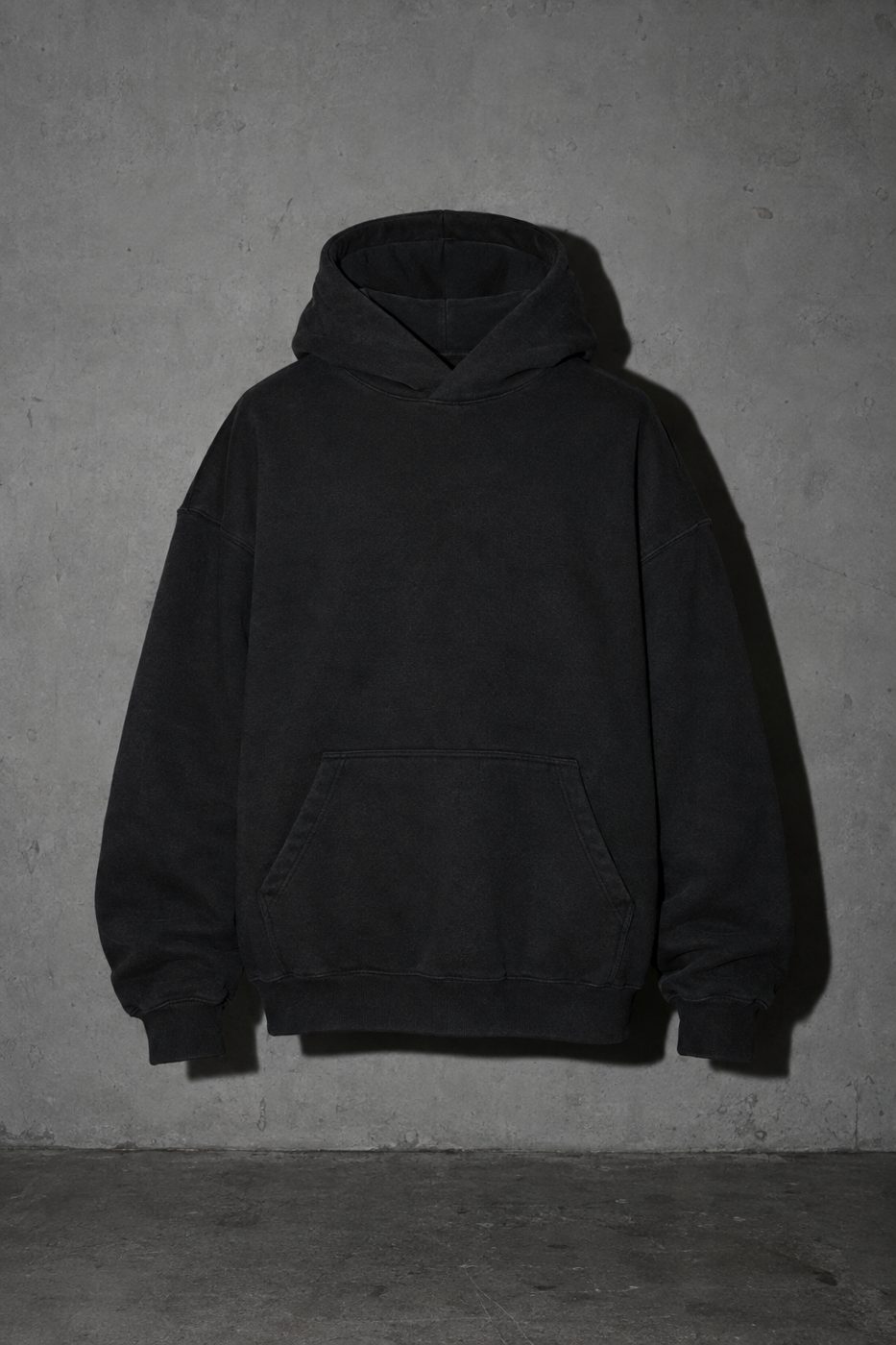 BAD_ID3A Oversized Hoodie — black